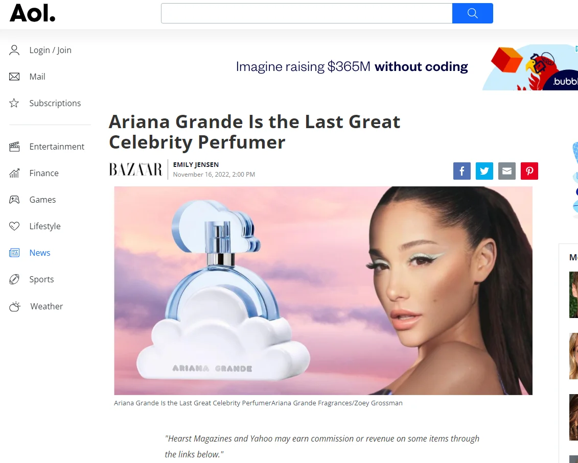 Ariana Grande Is the Last Great Celebrity Perfumer