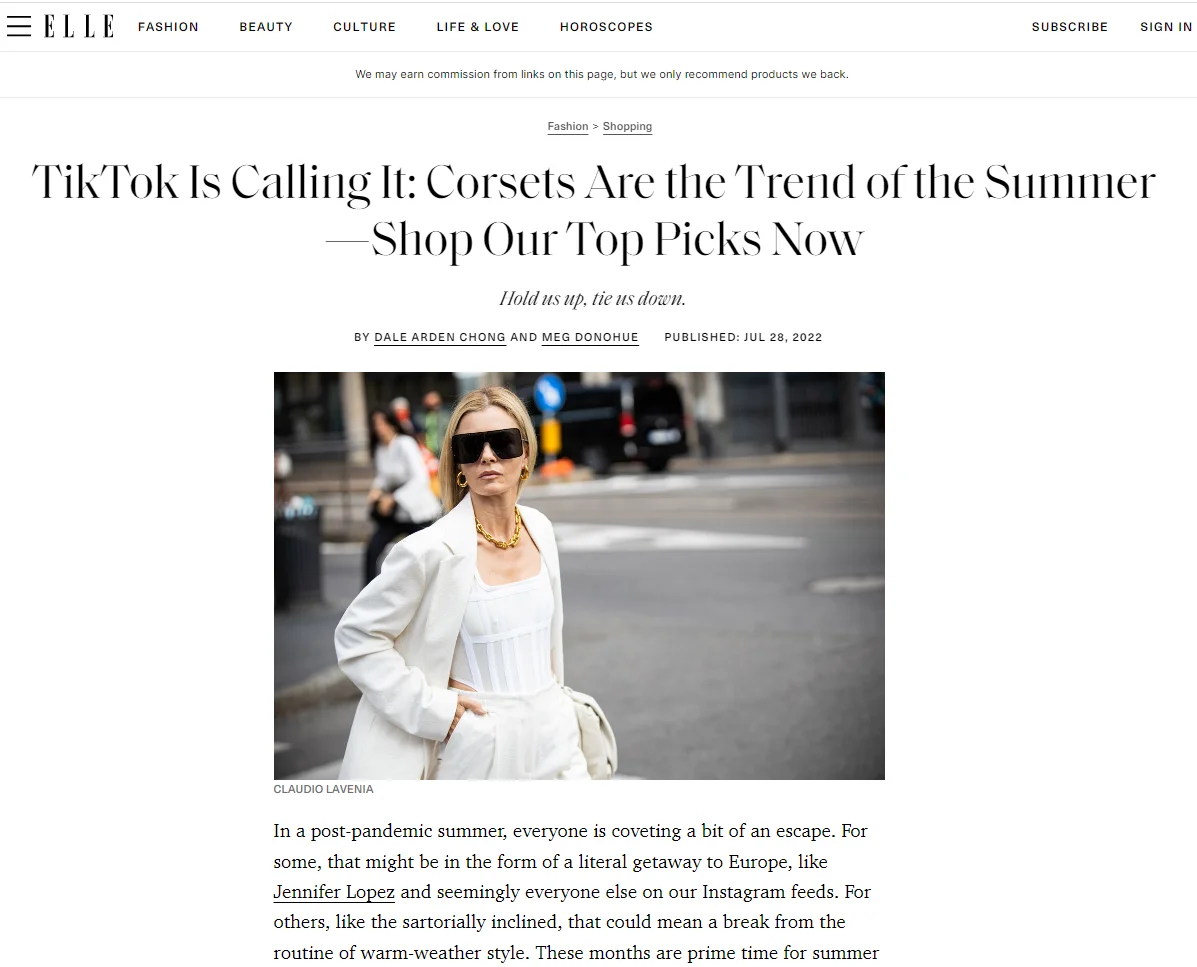 TikTok Is Calling It: Corsets Are the Trend of the Summer—Shop Our Top Picks Now