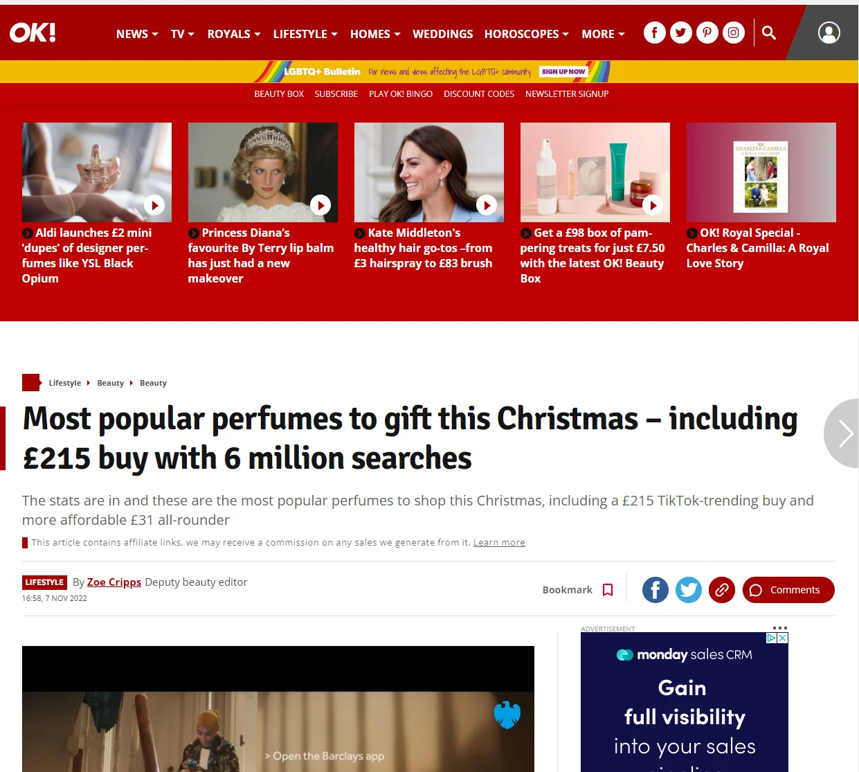 Most popular perfumes to gift this Christmas – including £215 buy with 6 million searches - OK! Magazine