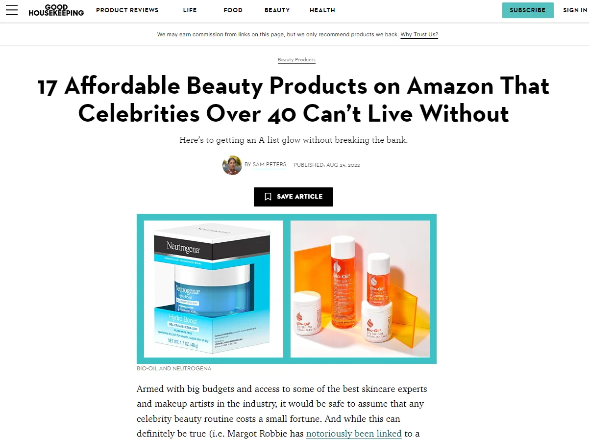 17 Affordable Beauty Products on Amazon That Celebrities Over 40 Can’t Live Without