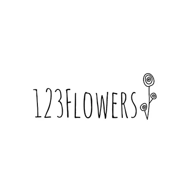 123 Flowers Logo