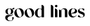 Good Lines Logo