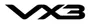 VX3 UK Logo